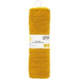 Atmosphera Badkamer kleedje/badmat voor de vloer - 50 x 80 cm - mosterdgeel