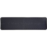 5Five Afwas afdruipmat/droogmat keuken - anti-slip- rubber - grijs - 30 x 40 cm - opvouwbaar