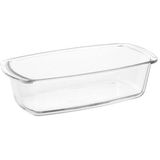 5Five Ovenschaal met deksel - borosilicaat glas - rechthoek - 1.8 Liter - 27 x 14 x 7,3 cm