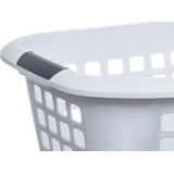 5Five Wasmand extra groot - wit - kunststof - 51 liter - 67 x 47 x 27 cm