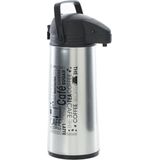 Koffie/thee thermoskan RVS 1,9 liter - Isoleerkannen voor warme / koude dranken