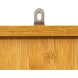 5Five Kolomkast - hoog - 33 x 28 x 168 cm - bamboe - bruin - badkamerkast - badkamer meubel