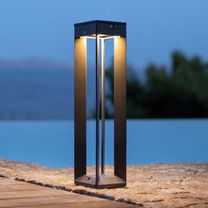 Les Jardins LED lamp op zonne-energie Borne met sensor, 45 cm