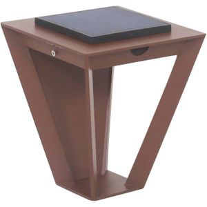 Les Jardins LED wandlamp solar Metro met sensor, corten