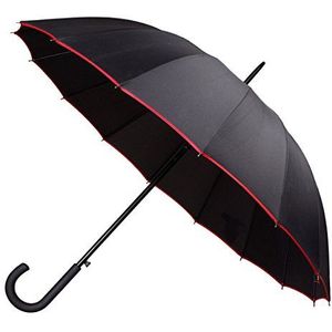 ENTRE TEMPS - PL304 – paraplu van rubber, 101 cm, rood/roze/blauw/grijs * willekeurige kleur*, rood/roze/blauw/grijs, 101 cm, paraplu stok, rood/roze/blauw/grijs, Paraplu stok