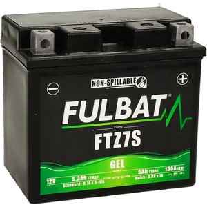 Fulbat Accu YTZ7-S Gel SLA - 12V 6Ah - Onderhoudsvrij