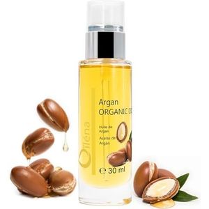 Oïléna - Biologische Koudgeperste Pure Arganolie, Vloeibaar Goud uit Marokko, Hydratatie voor Huid, Haar en Nagels, Rijke Antioxidanten, 30 ml