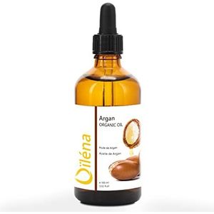 Oïléna - 100% zuivere, koudgeperste arganolie, anti-aging en anti-rimpelolie, voor gezicht, haar, baard en lichaam, natuurlijke nagelverzorging, Marokkaanse olie, 100 ml