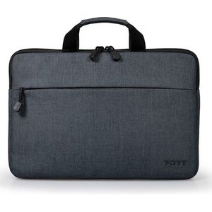 Belize Slim Toploading Laptoptas, 39,6 cm (15,6 inch), Zwart