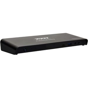Port Connect - Dockingstation - Zwart - 3 x 4K - 85W - USB-A & USB-C