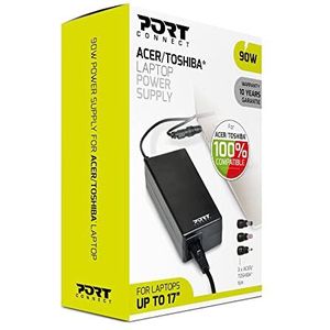 Port Connect UK voeding voor PC Power Supply 90 W - 100% compatibel met ACER/Toshiba, Plug UK