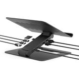 Port Designs - 901108DOCK - Docking Station - Zwart - USB-C, 7 Havens, Dubbele 4K Videoweergave, 85W Stroomlevering