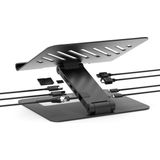 Port Designs - 901108DOCK - Docking Station - Zwart - USB-C, 7 Havens, Dubbele 4K Videoweergave, 85W Stroomlevering