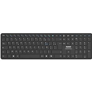 PORT Connect - OFFICE PRO - Toetsenbord - Oplaadbaar - Draadloos - Bluetooth 5.2 - AZERTY - Frans