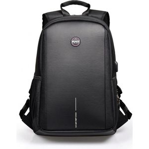 Port Designs - Chicago Evo toploading laptoptas, verbonden en uitbreidbaar, zwart., 50 x 34 x 19 cm