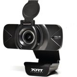 Port Designs - Connect - Webcam - Zwart - 2 Mpx, Full HD 1080P, USB-A en USB-C