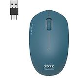 Port Designs - Collection II - Draadloze Muis - Blauw - 2.4 GHz Draadloze Technologie