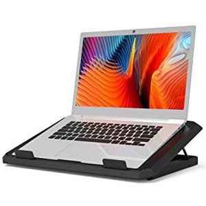 Port Designs - 901099 - Notebook Cooling Stand - Zwart - Aluminium