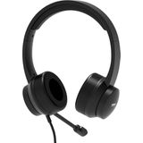 Port Connect Comfort - Headset - Bedraad - Zwart - USB Stereo met Microfoon