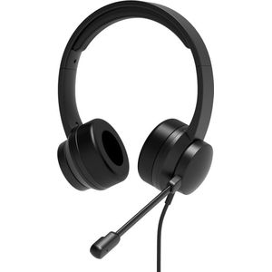 Port Connect Comfort - Headset - Bedraad - Zwart - USB Stereo met Microfoon
