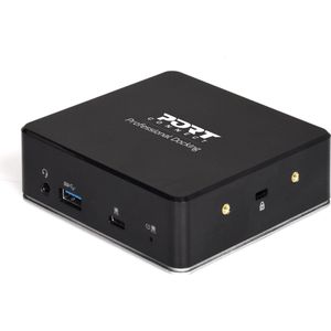 Port Connect Dockingstation - 2 x 2K USB-A & USB-C - 7 Apparaten - 85W - Zwart