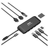 Port Designs - 901913 - Interface Hub - USB 2.0 Type-C - Zwart