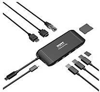 Port Designs - 901913 - Interface Hub - USB 2.0 Type-C - Zwart