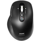 Port Designs - Business Mouse Recha Bth Combo Pro Typec - Draadloze Muis - Zwart - 3200 DPI, Ergonomisch, Oplaadbaar