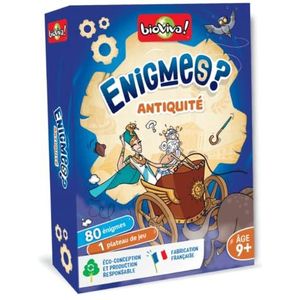 Bioviva Enigmes Antiek - Speelse bordspellen voor kinderen vanaf 9 jaar, 2 tot 6 spelers, 400251, 400251
