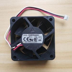 Koelventilator voor Delta DSB0624HH 24V 0.14A 3-Wire 6CM 6025 ultra-quiet cooling industrial control Koelventilator
