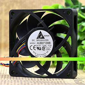 Koelventilator voor Delta AUB0712MB 12V 0.24A 4-Wire CPU Ventilator 7cm PWM mute CPU Ventilator