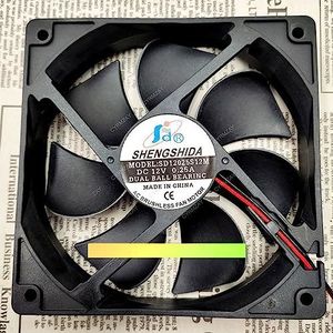 Koelventilator voor ShengShida SD12025S12M 12v 0.25A 2-Wire 12025 12CM cabinet Koelventilator