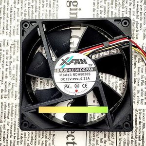 Koelventilator voor XINRuilian RDH8020S 12v 0.08A 4-Wire 8020 8CM silent Koelventilator