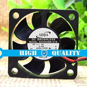 Koelventilator voor ADDA AD5005MB-D7B 5V 0.10A 2-Wire 5CM 5015 USB ultra-quiet Koelventilator