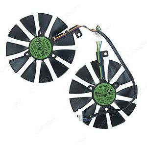 2PCS/SET T129215SH DC12V 0.30A graphics card Ventilator Koelventilator voor ASUS DUAL RTX 2080 O8G