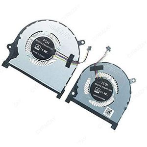 Koelventilator voor DELL insprion 15-7590 7591 CPU+GPU Koelventilator 0MPHWF 0861FC R+L