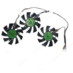 Graphics Ventilator Koelventilator voor ASUS TUF3 RX5700XT O8G GAMING OC TUF3 GTX1660 O6G GAMING OC