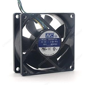 CYRMZAY Ventilator Koelventilator voor AVC DS07025T12U 70mm 7025 DC 12V 0.7A 4 -pin PWM cpu pc case Koelventilator
