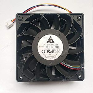 CYRMZAY Ventilator Koelventilator voor Delta Tfc1212de Powerful Koelventilator 12038 12v 3.9A 252crm 5200rpm