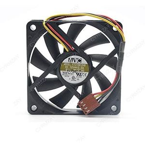 CYRMZAY Ventilator Koelventilator voor AVC F7015B12HB DC 12V 0.30A CPU server Ventilator 7015 70x70x15mm 7cm axial blower
