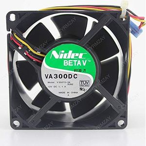 CYRMZAY Ventilator Koelventilator voor NIDEC VA300DC v35072-58 8cm 80mm 80 * 80 * 38 mm 8038 DC 12v 1.1A server axial Ventilator