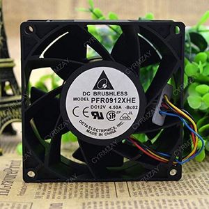 CYRMZAY Ventilator Koelventilator voor Delta PFR0912XHE BC02 90 * 90 * 38mm 9CM 4.5A 12V Server Extensions machine Koelventilator