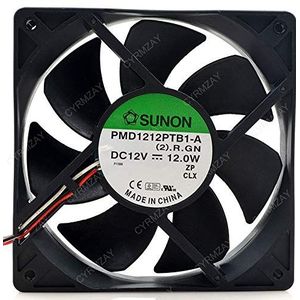 CYRMZAY Koelventilator voor Sunon PMD1212PTB1-A (2).F.GN 120mm x 25mm 12V 12.0W 3pin Case Koelventilator