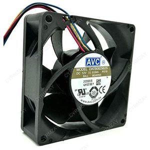 CYRMZAY Koelventilator voor AVC DATB0825B2S 8025 DC 12V 0.84A PWM speed winds Koelventilator 80mm