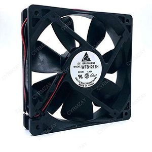 CYRMZAY Koelventilator voor Delta WFB1212H Server Dual Ball Bearing Koelventilator DC 12V 0.45A 12CM 120 * 120 * 25