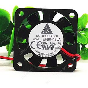 CYRMZAY Koelventilator voor Delta EFB0412LA 4cm best silent quiet 40mm Ventilator 4010 12V 0.08A cpu computer Koelventilator