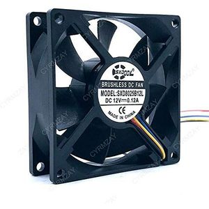 CYRMZAY Koelventilator voor sxdool sxd8025b12l dual ball bearing 12V 0.12A 3300RPM Koelventilator