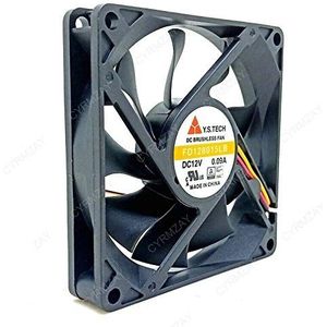 CYRMZAY Koelventilator voor Y.S.Tech FD128015LB 80mm 8015 DC12V 0.09A 2100rpm Koelventilator