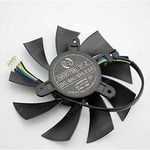 CYRMZAY Koelventilator voor MSI GTX 950 /R7 360/GTX 1060 HA9015H12F-Z 12V 0.55A 4Pin Video Card Ventilator