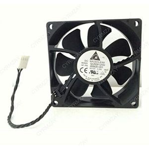 CYRMZAY Koelventilator voor DELTA QUR0812HH 80 * 80 * 25MM 12V 0.24A 8CM 4Pin Koelventilator